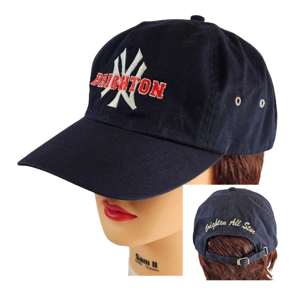 Brighton All Star Strapback Baseball Hat Cap Alternative Headwear Made In Taiwan